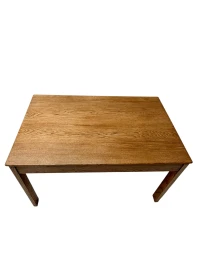 Art Deco Dining Table by J.A. Muntendam, Solid Oak, 1920s Dutch Design